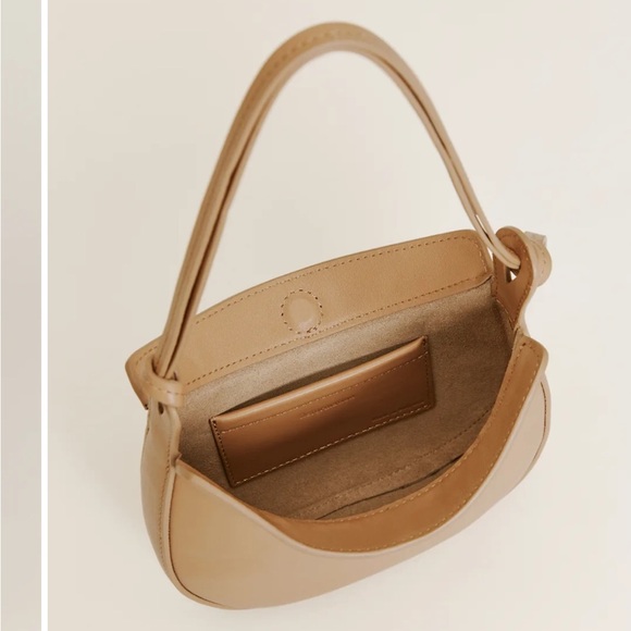 LIKE NEW REFORMATION Mini Rosetta Shoulder Bag, Cappuccino - Picture 2 of 9